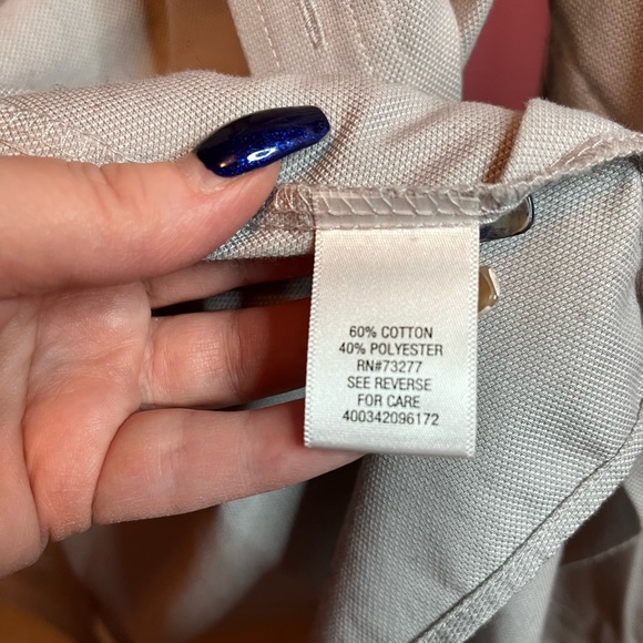 Croft & Barrow men’s button down long sleeve shirt, size XXL with front pocket - Picture 5 of 7